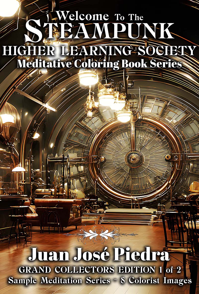 Steampunk Coloring Sample One cover