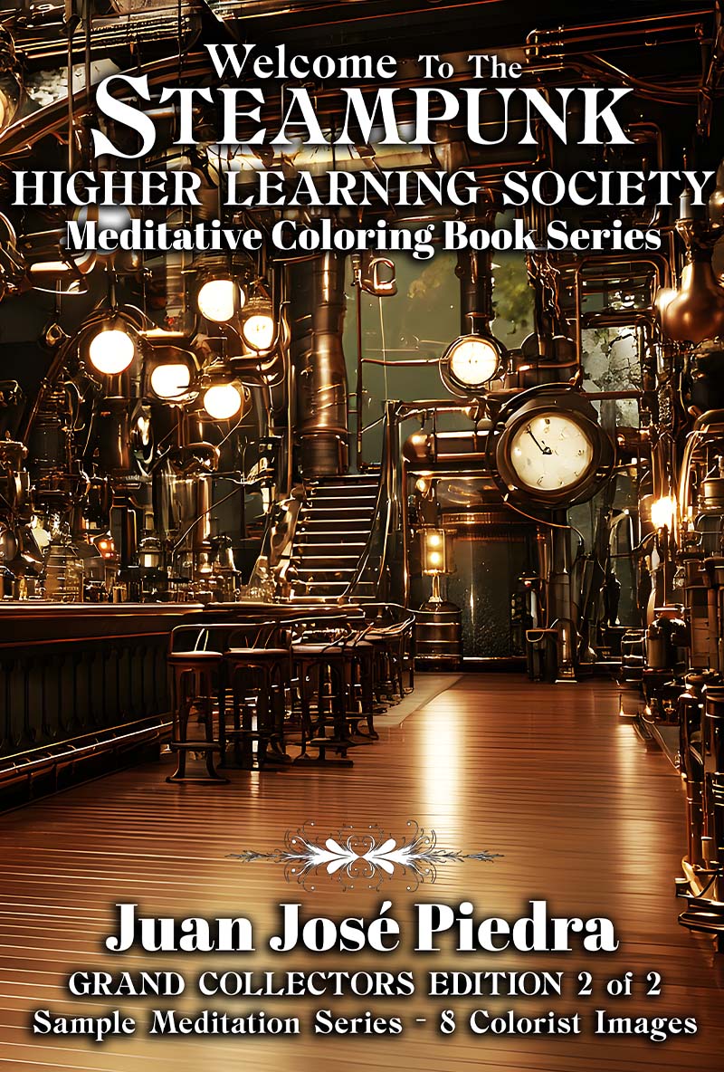 Steampunk Coloring Sample Two cover